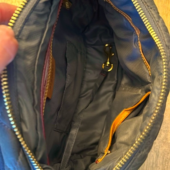 MZ WALLACE Small Crosby Quilted crossbody with gold accents - Picture 13 of 14
